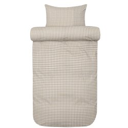 Senges�t ekstra fin bomuld "h�ie"  sand/hvid tern