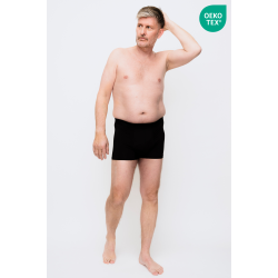Dess. 444-5  .Boxershorts med inkontinens indlg. Til mand, Sort
