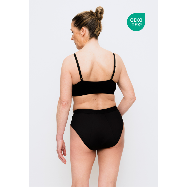 Dess.444-6 .   Trusse med inkontinens indlg. Lav talje  (Briefs) .Til kvinder
