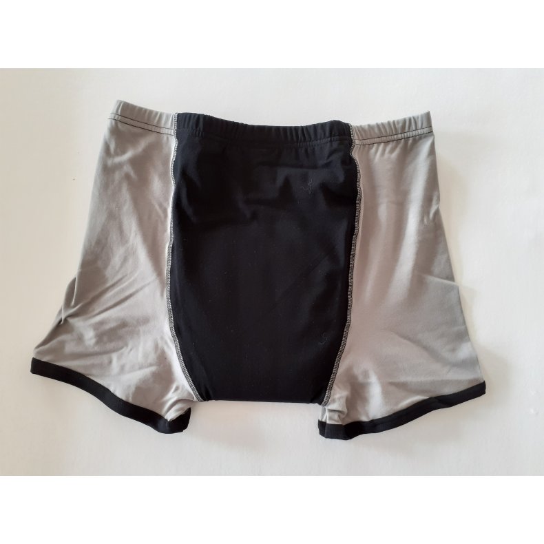 Dess.1063  Boxer m/indlg  sort/gr