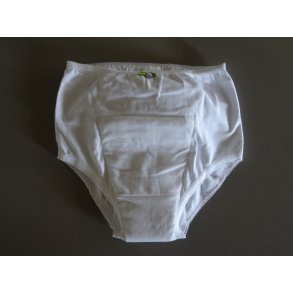 Dess.68250Hvid Pigetrusse m/ indlg.