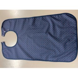 Dess. 4690 Spisestykke bl m/rd prik. 45x80 cm. Vandtt bagside