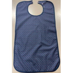 Dess. 4690 Spisestykke bl m/rd prik. 45x80 cm. Vandtt bagside