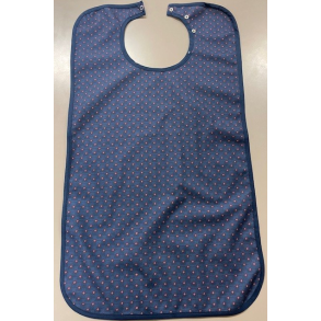 Dess. 4690 Spisestykke bl m/rd prik. 45x80 cm. Vandtt bagside