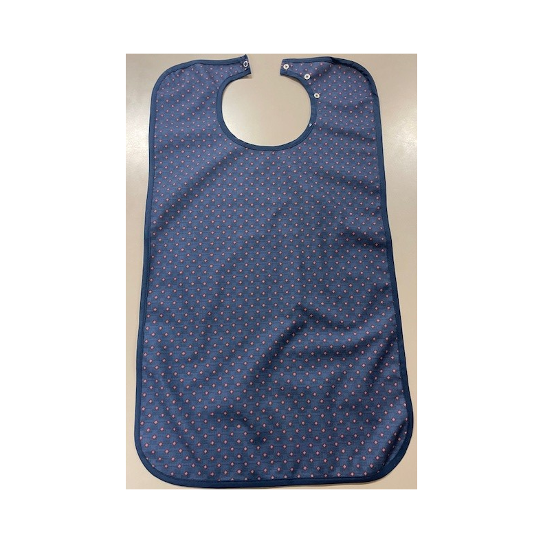 Dess. 4690 Spisestykke bl m/rd prik. 45x80 cm. Vandtt bagside